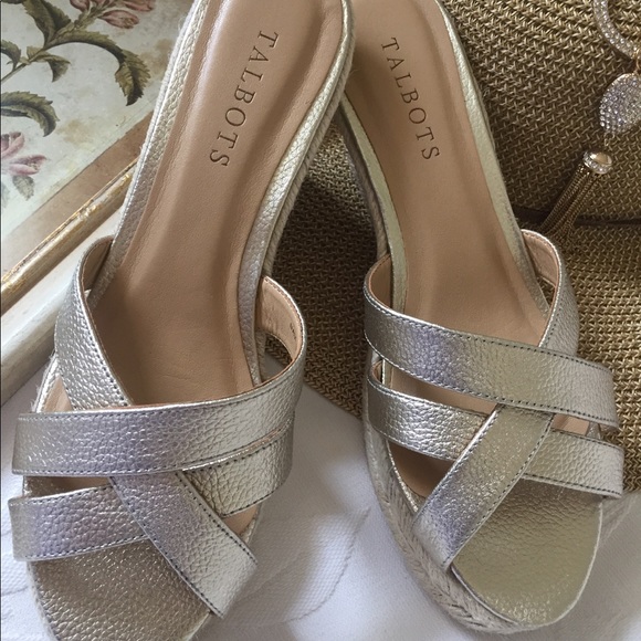 gold wedge espadrilles